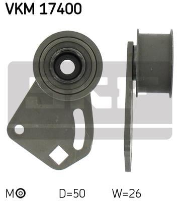 Polea tensora, correa distribución SKF VKM 17400